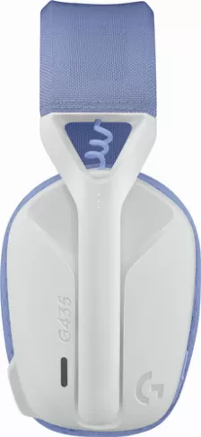 Diadema Inalambrica Logitech G435, 20-20000 Hz, Bluetooth, Color Blanco/azul, 18 Horas De Bateria, Cojinetes, (981-001073)