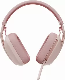 Diadema Inalambrica Logitech Zone Vibe 100 Para Llamadas/musica, Microfono Boom, 40mm, Bluetooth, Bateria Recargable, Color Rosa
