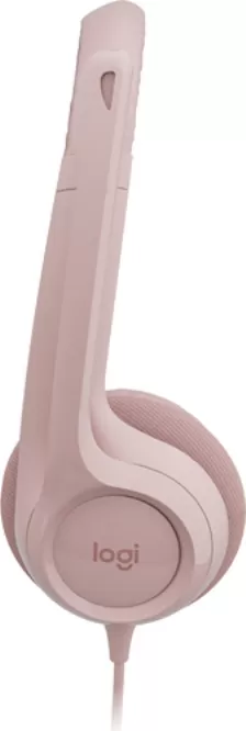 Diadema Logitech H390 Para Oficina/centro De Llamadas, Microfono Boom, Alambrico, Color Rosa, (981-001280)