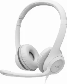 Diadema Logitech H390 Para Oficina/centro De Llamadas, Microfono Boom, Alambrico, Color Blanco