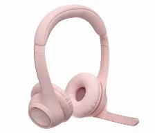 Audífonos Logitech Zone 300 Diadema, Inalámbrico, Bluetooth, Rosa