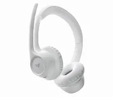 Audífonos Logitech Zone 300 Diadema, Inalámbrico, Bluetooth, Blanco
