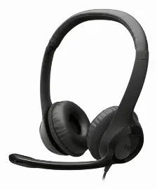 Audifonos Diadema Logitech H390 Supresion De Ruido Control De Volumen Usb-c Negro