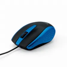 Mouse Optico Verbatim Bravo, Alambrico, Usb, Negro/azul