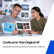 Botella De Tinta Hp Negro, Cian, Magenta, Amarillo, Compatibilidad Deskjet Gt 5800 Series, Ink Tank 100/300/400, Smart Tank 200/500/600/700 Series