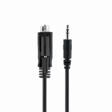Adaptador Startech.com Db-9 A 3.5mm, Negro