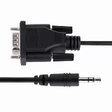 Adaptador Startech.com Db-9 A 3.5mm, Negro