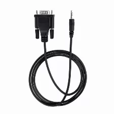 Adaptador Startech.com Db-9 A 3.5mm, Negro