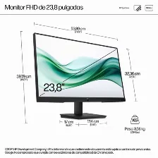 Monitor Hp Series 3 Pro 324pv, 23.8