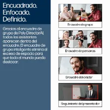 Video Conferencia Hp Poly 8 Mp, 4k Ultra Hd, 60 Fps, 3840 X 2160, Negro