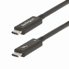 Cable Thunderbolt Startech.com A40g2mb-tb4-cable 2 M V. 4, 40 Gbit/s, Negro