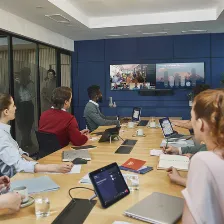 Video Conferencia Hp Poly Barra De Colaboración De Video, 4k Ultra Hd, Negro