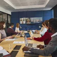 Video Conferencia Hp Poly Barra De Colaboración De Video, 4k Ultra Hd, Negro