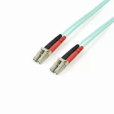 Cable Startech.com 2 M, Fibra Om3, Lc, Lc, 100 Gbit/s, Turquesa