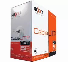 Bobina Nexxt Solutions 305m Utp Cat5e Cat5e, 305 M, U/utp (utp), Gris