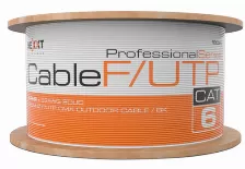 Bobina Nexxt Solutions Ab356nxt07 Cat6, 305 M, F/utp (ftp), Negro