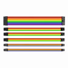 Cables Thermaltake Para Fuente De Poder, Atx/eps/8-pin Pci-e/6-pin Pci-e, Multicolor