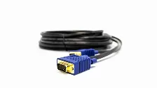 Cable Vga Vorago Cab-205 10 M, Macho, Macho, Negro, Azul