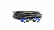 Cable Vga Vorago Cab-205 10 M, Macho, Macho, Negro, Azul