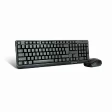 Teclado Inalámbrico Vorago Km-302 Español, Tamaño Completo (100%), 10 M, Teclado Numérico, Negro