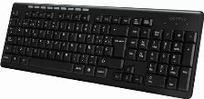 Teclado Acteck Ti215 Inalambrico, Multimedia, Usb, Negro