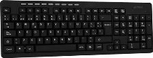 Teclado Acteck Ti215 Inalambrico, Multimedia, Usb, Negro