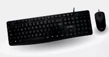 Kit Teclado Y Mouse Acteck Mk210 Alambrico, Usb, Negro