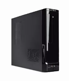 Gabinete Slim Acteck Atom Gs240 Mini-tower, Micro Atx, Mini-itx, Fuente De Poder 450w, Negro