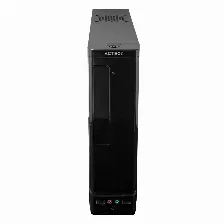 Gabinete Slim Acteck Atom Gs240 Mini-tower, Micro Atx, Mini-itx, Fuente De Poder 450w, Negro