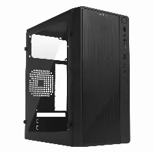 Gabinete Acteck Kioto Gc220 Micro Tower, Micro Atx, Mini Itx, Ventana De Acrilico, Fuente 500w, Negro
