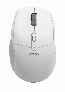 Mouse Optico Inalambrico Laser Acteck Optimize Ergo Mi680, 1600 Dpi, Click Silencioso, Receptor Usb, 6 Botones, Color Blanco