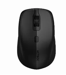 Mouse Optico Inalambrico Acteck Optimize Trip Mi670,1600 Dpi, Receptor Usb 2.0 2.4ghz, 4 Botones, Incluye Bateria Aa, Color Negro