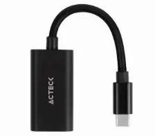 Adaptador Acteck Usb-c A Hdmi, 4k A 30 Hz, 10cm, Negro