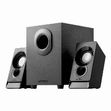 Bocinas Acteck Con Subwoofer Elant Act As470, Alambrico, 3.5 Mm, 6w Rms, Negro