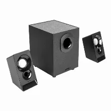 Bocinas Acteck Con Subwoofer Elant Act As470, Alambrico, 3.5 Mm, 6w Rms, Negro