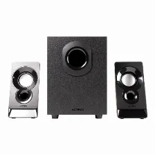 Bocinas Acteck Con Subwoofer Elant Act As470, Alambrico, 3.5 Mm, 6w Rms, Negro