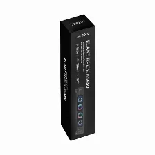 Bocinas Acteck Elant Brick As450, Alambricas, 3.5mm, Usb, Led, Negro