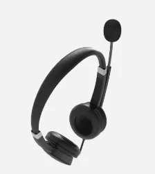 Audífonos Acteck Diadema, Alámbrico, Usb, Negro