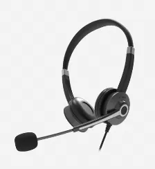 Audífonos Acteck Diadema, Alámbrico, Usb, Negro