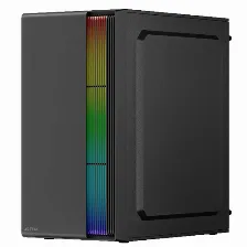 Gabinete Acteck Fusion Ii, Micro Tower, Micro Atx/mini-itx, Ventana Lateral, Rgb, Fuente 500w, Negro