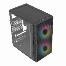 Gabinete Acteck Fuji Gc47, Panel Lateral, Frontal Malla, 500w, 2x Ventiladores Rgb, Negro