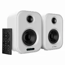 Bocinas Acteck Bs650 2.0, Usb, Bt, Inalámbrico Y Alámbrico, Pc, Blanco