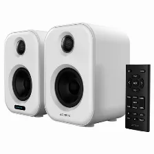 Bocinas Acteck Bs650 2.0, Usb, Bt, Inalámbrico Y Alámbrico, Pc, Blanco