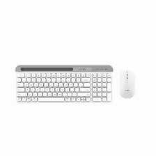 Kit De Teclado Y Mouse Acteck Creator Virtuos Silk Mk720, Inalambrico, Bluetooth, Blanco