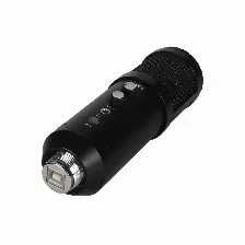 Microfono Acteck Devo Plus Mc455, Alambrico, Usb-c, Negro, Incluye Tripie