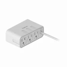 Cargador Acteck Energon Mate Ce676 125 V, Universal, Interior, 2usb, 2usb-c, Carga Rápida, Blanco