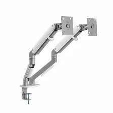 Soporte Acteck Articulado Para 2 Monitores, Max 32 Pulg., Plata