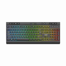 Teclado Acteck Aurean Pro Ta477g Alambrico, Usb, Rgb, Negro