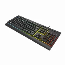 Teclado Acteck Aurean Pro Ta477g Alambrico, Usb, Rgb, Negro
