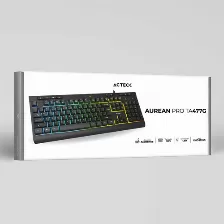 Teclado Acteck Aurean Pro Ta477g Alambrico, Usb, Rgb, Negro